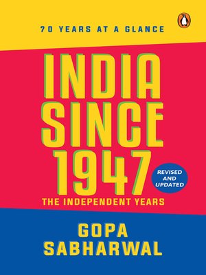 cover image of India Since 1947
